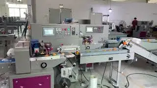 Orange Horizontal flow packing machine