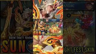 Sun New Starlight Skin Legendary Shot  Build #sun #mobilelegends #shorts #SUN #sunbuild