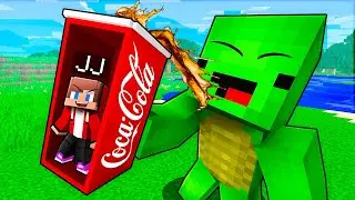 JJ Hide Inside COCA COLA To Prank Mikey in Minecraft - Maizen