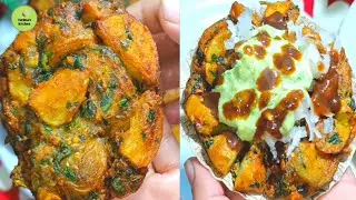 Street Style Crispy Sharle Snack Recipe | Ramadan Special 2026 Different Aloo Tikki | Aloo Pakora 
