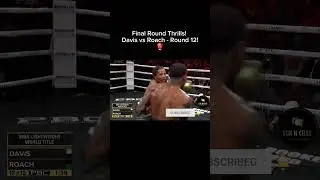 Round 12 final moments of an epic battle! 💥 #DavisRoach #Boxing #Round12 Roach was giving Tank work.