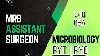 MRB ASSISTANT SURGEON EXAM MICROBIOLOGY RAPID 5 PYQ IMP TOPIC E.COLI‼️