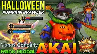 Pumpkin Brawler Akai New Halloween Skin - Top Global Akai by Y&alpha;nos C&alpha;nberlу - Mobile Legends