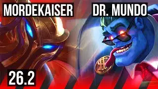 MORDEKAISER vs DR. MUNDO (TOP) | 69K damage, Good KDA: 13/2/11 | EUNE Master | 26.2