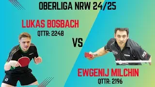 Oberliga-Krimi: Lukas Bosbach vs. Ewgenij Milchin &ndash; Entscheidung im 5. Satz!