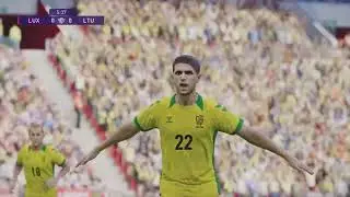 Luxembourg vs Lithuania Highlights | UEFA Nations League 2022 - PES 21