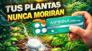 Echa ASPIRINA a tus PLANTAS y NUNCA Morirán!! Abono Casero para REVIVIR plantas Enfermas