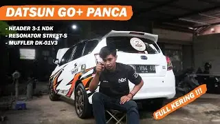 FULL KERING !! TES SOUND SEMUA MUFFLER DI DATSUN GO+ PEMASANGAN FULLSYSTEM NDK EXHAUST