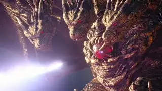 Shin Godzilla & Eva-01 vs. Keizer Ghidorah - Godzilla x Evangelion Pachinko