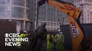 Protesters and police clash in Europe over historical monuments tied to colonialism