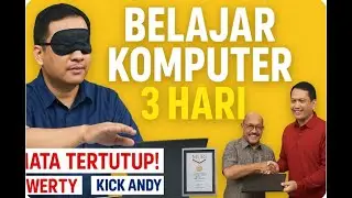 Kick Andy x LKP Santo Computer | QWERTY MURI Method: Learn Computer in 3 Days Blindfolded!