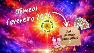 ⏳️ GÊMEOS FEVEREIRO 2026 — Um acontecimento inesperado força uma decisão que você vem adiando.
