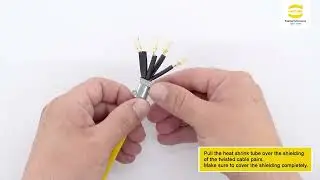 HARTING Han&reg; Gigabit Cat 8 Module - Assembly instruction