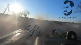 More Footage of BMPT Terminator Assaulting Ukrainian Positions near Kremennaya