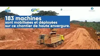 Kinguélé Aval - Visite de chantier du Ministre de l'Energie