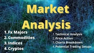 Markets Analysis (Fx Majors, Commodities, Indices, Cryptos)