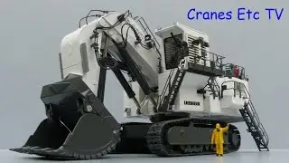Карьерный экскаватор с прямой лопатой NZG Liebherr R 9400 от Cranes Etc TV