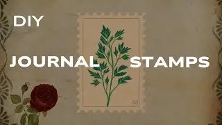 Cute Diy stamps for journaling 🪻🪻