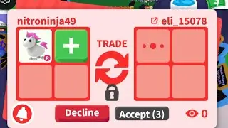 OFFERS THAT I RECIEVED FOR MY RIDE UNICORN!!! ADOPT ME-ROBLOX