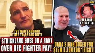 Sean Strickland EXPOSES &lsquo;Pay Raise&rsquo; in Paramount-UFC Deal! Dana White SIGNS BOXER for $15M for1fight