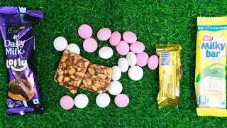 ASMR Most Popular Candys / some lots of colorful rainbow lollipop candy / unpacking chocolate eat