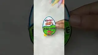 DIY free fire 🔥🔥 kinder Joy|paper craft ideas #papercraft #shorts