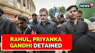 Rahul, Priyanka Gandhi Detained During Congress Protest Against Price Rise | English News