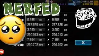 CSR 2 2.12: ALL CARS AND MAX TIMES