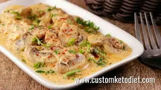 Mushroom Stroganoff #KetoRecipes#KetoCooking#KetoFood#KetoDinner#KetoBreakfast#KetoLunch#KetoDessert