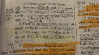 2Thes Ch2 STEADFASTNESS IN THE TRUTH📖Study B4🛌join us Day14 #lostchildrenofisrael12tribes