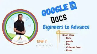 Google Docs | Умные чипы | Гиперссылки | Дата | Календарь событий | Файлы | Место | Эпизод 7