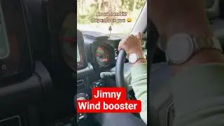 Window booster Installation #jimny #automobile #windbooster #autostyle