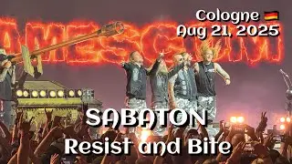 Sabaton - Resist and Bite @gamescom, Cologne, DE🇩🇪 August 21, 2025 LIVE HDR 4K