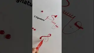 How to sign letter S?❤️#handwriting #alphabet