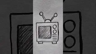 easy tv drawing for kids #bibekanandabarat