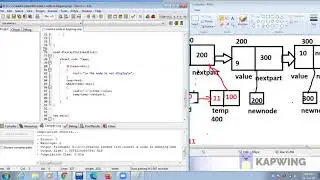insert a node in beginning in singly linked list