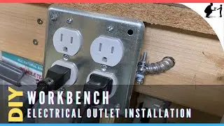 DIY - Adding Quad Electrical Outlets in Workbench | 30 Min Upgrade | *MUST DO* for Every Workbench