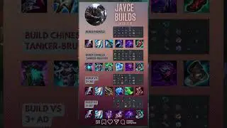 MEHORES BUILDS PRO JAYCE! #arcane #jayce #jaycearcane #midlane #toplane #lolbr #lolbrasil #aram