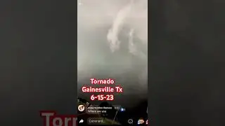 Tornado trying to come down on my live feed! #txwx #nature #naturaldisaster #tornado #weather