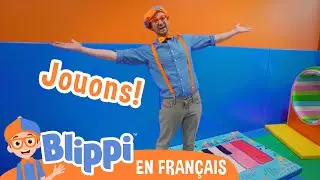 Blippi visite la salle de jeu pour enfants du Funtastic Playtorium
