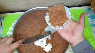 سر البسبوسه المرمله بسبوسه الحلواني بلونها وطعمها وترميلتها مستحيل تنشف منك تاني بالطريقه دي