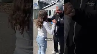 Hardworking dad surprises daughter with their dream house 🥹❤️