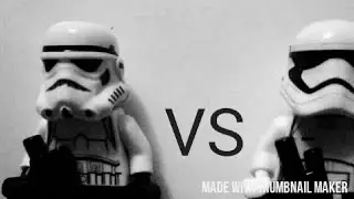 Lego Star Wars: first order stormtrooper VS stormtrooper  (brick film)