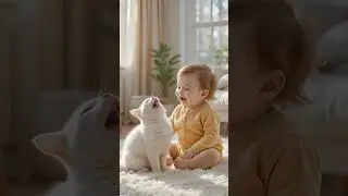 &ldquo;Cat Says Meow 😺 Baby Laughs Loudly 😂 | Cutest Baby & Cat Reaction Ever!&rdquo;