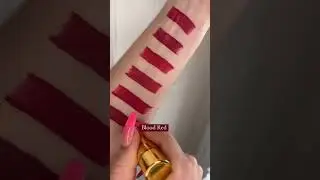 Our Red swatches! Which one is your favorite? 😍💄