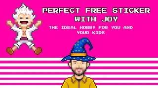 One Piece Fan Art: Luffy Gear 5 in Pixel Art | Tutorial | How to