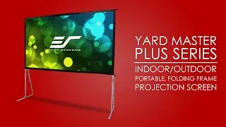 ✅ Elite Screens Yard Master Plus Portable Indoor/Outdoor Projection Screen