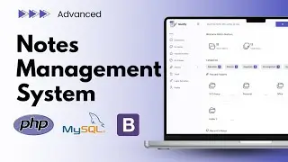 Полная система управления заметками || PHP и MySQL || Коды Робина || Загрузить исходный код
