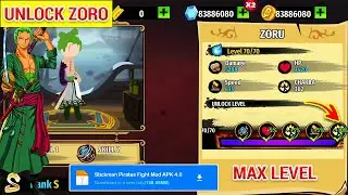 Stickman Pirates Fight Gameplay | Unlock Zoru Max Level | Stickman Pirates Fight Mod APK
