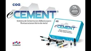 E CEMENT👌 Sistema de Cementaci&oacute;n Adhesiva para Restauraciones libres de metal